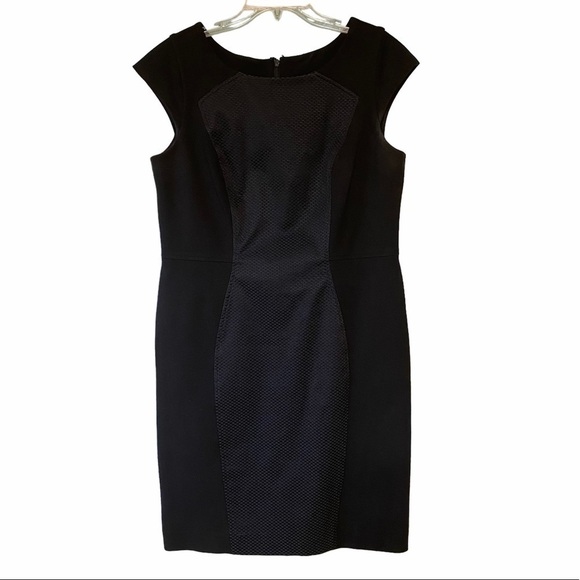 Mary Kay Black Career Dress Sz 12 Petite - Picture 1 of 9
